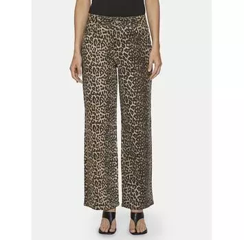 Джинсы Vila Chia 14105638 бежевый Wide Leg 34