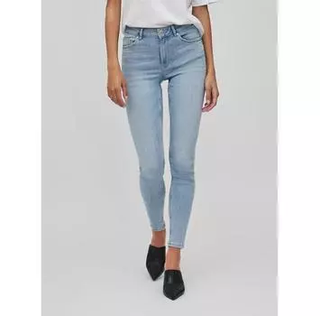 Джинсы Vila Sarah 14082133 синий Skinny Fit L/30