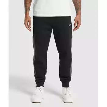 Джоггеры из пике GYMSHARK Черный оникс Серый A6A6T BB24 XS