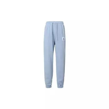 Джоггеры мужские Jordan Essentials Solid Color Drawstring Casual Cuffed Knit Joggers Blue Gray FB7299-436 L
