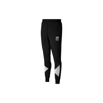 Джоггеры Puma Rebel Logo с манжетами, трикотажные мужские брюки со средней талией, черные 585290-01 M