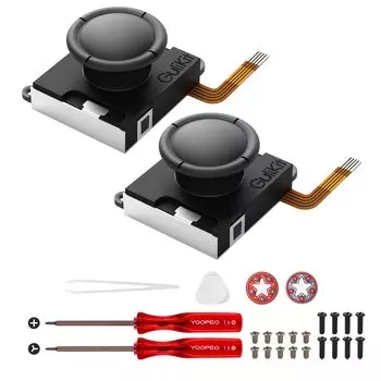 Джойстик AKNES Switch Joystick No Switch с эффектом Холла для переключателя OLED Switch Repair Kit с заменой колпачка джойстика, Drift, Joycon и Lite, (1