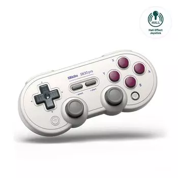 Джойстик с эффектом Холла 8BitDo SN30 Pro Bluetooth, совместимый с контроллером Steam Deck Raspberry Pi, обновлением, коммутатором, ПК, MacOS, Android и т. д. (G Классик)