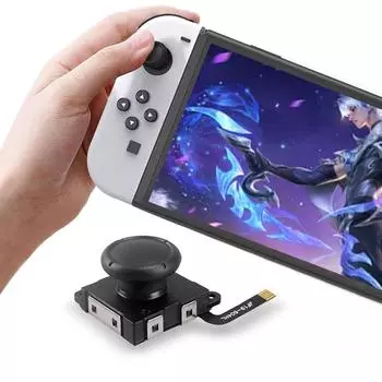 Джойстик с датчиком Холла, более чувствительный 3D аналоговый джойстик, модуль потенциометра для Swicth/Switch OLED/Switch Lite