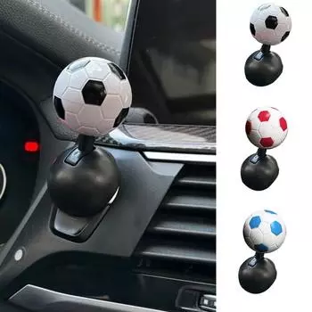 Джойстик запуска с одной кнопкой, забавная кнопка запуска в форме футбольного мяча, самоклеящаяся стильная кнопка запуска автомобиля, рокер, украшения для автомобиля, аксессуары синий