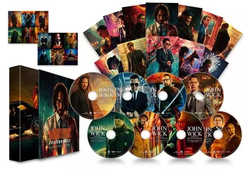 Джон Последствия Квадрилогия Издание 8 Уик Blu-ray [Ограниченное издание, Диски] (Никаких бонусов) [Блю рей]