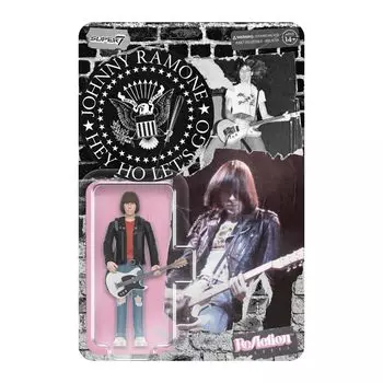 Джонни Рамон Фигурка Re Action Джонни Рамон Super7 Панк Игрушка Ramones RAMONES