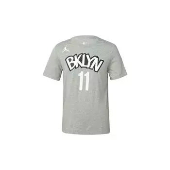 Джордан NBA Statement Edition Бруклин Нетс Кайри Ирвинг Нет. Мужская футболка с коротким рукавом 11 Basketball Performance, серая CV9963-074 XS