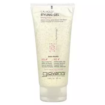 Джованни, Луизиана. Натуральный гель для укладки, сильная фиксация, 6,8 жидких унций (200 мл)