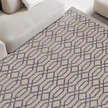 Джутовый ковер Rosso ручной работы из сизаля, натуральный и прочный коврик для гостиной, спальни и прихожей