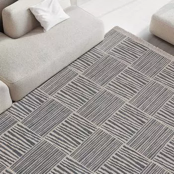 Джутовый ковер Rosso ручной работы из сизаля, натуральный и прочный коврик для гостиной, спальни и прихожей