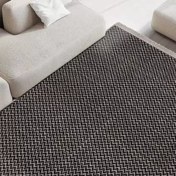 Джутовый ковер Rosso ручной работы из сизаля, натуральный и прочный коврик для гостиной, спальни и прихожей