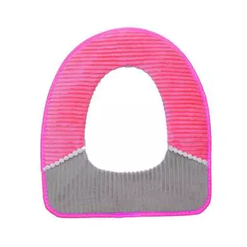 DZT1968 Мягкий подогреватель для туалета в ванной комнате, чехол для сиденья и крышки унитаза любой формы синий