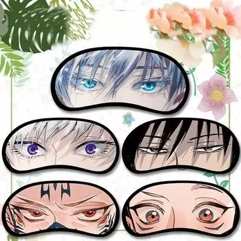 Дзю-дзюцу кайсен повязка на глаз аниме повязка на глаза Fushiguro Megumi Повседневная маска для глаз Годзё Сатору дышащая милая мультяшная повязка на глаз