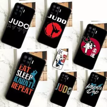 Дзюдо тхэквондо каратэ для OPPO A57 A57S A77 A5 A9 A53 A52 A72 A96 A76 A16 A54 A74 A94 A38 A58 A78 A15 A17 чехол OPPO A5 2020