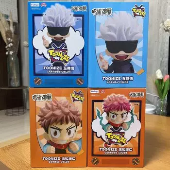 Дзюдзюцу Кайсен TONIZE Юджи Коджо, Сатору Годзё, набор из 4 фигурок