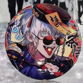 Дзюдзюцу Кайсен в стиле Хэллоуина, брошь, значок аниме, украшение для коллекции