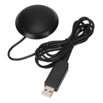 E104 USB-микрофон для конференций, всенаправленный динамик с углом обзора 360° для онлайн-встреч, игр, чатов