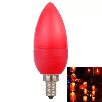 E12 2W 8 светодиодов 2835 SMD 90 LM Светодиодная лампа энергосберегающая, переменный ток 220 В красный