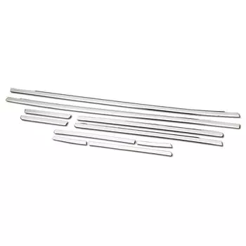 E13 Note Exclusive Weather Mall Garnish 10PCS E13 NOTE Custom Parts Accessories Dress Up Nissan S YOURS [Stainless Steel] Y33-041 [2] серебряный