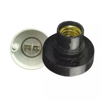 E14 Патрон для лампы Лампы Светильники Крепежное основание Плоское основание чёрный