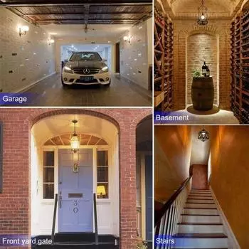 E26 12W 3000/6000K Фотодатчик Светодиодная лампа-глобус Лампа для крыльца, гаража, дорожки 6000K