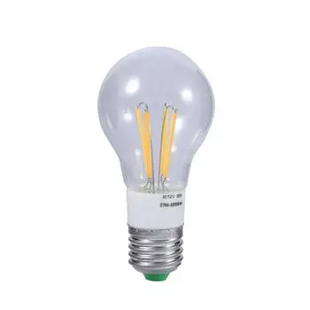 E27 12V COB светодиодная лампа накаливания 360 градусов без регулировки яркости света, новая (4 Вт Теплый белый)