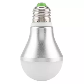E27 5W LED Автоматический датчик LED Управление светом Лампа 6500K AC85-265V