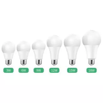 E27/B22 3/6/9/12/18W Энергосберегающая светодиодная шариковая лампа высокой яркости высокой яркости 12W E27