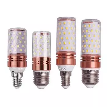 E27 E14 12W 16W SMD2835 светодиодная лампа-подсвечник 220V 230v энергосберегающая теплая белая 3000K/холодная белая 6500K светодиодная лампа-кукуруза 1 pcs&E27&12W теплый белый