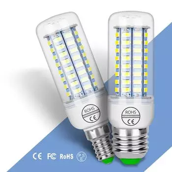 E27 E14 7W 9W 12W 15W 20W 25W 5730 Smd Светодиодная кукурузная лампа Теплый белый свет