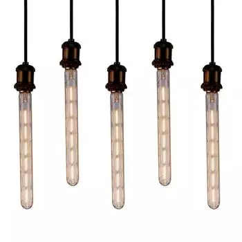 E27 хрустальная лампочка 4 Вт 5 Вт 6 Вт 7 Вт 8 Вт лампочка горячая T30-300 мм светодиодная лампочка украшение дома 5W