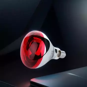 E27 Лампа для обогрева разведения 250 Вт Инфракрасный обогреватель Инфракрасная изоляционная лампа для поросят, кур, уток, птиц красный