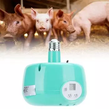 E27 Нагревательная лампа Регулируемый температурный нагреватель Термостат для оборудования для сохранения тепла 220 В зелёный