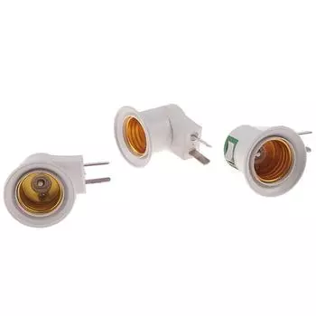 E27 патрон для лампочки адаптер с винтовым цоколем настенная вилка US