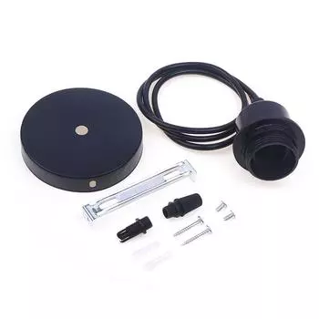 E27 Подвесной патрон для лампы с кабелем 1 м Потолочный патрон для лампы Цоколь для подвесных светильников 1 pc