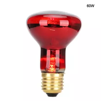 E27 R63 Инфракрасная лампа для рептилий Животное Питомец Обогревательная лампа Лампа Лампочка для Черепахи Змеи 60 Вт