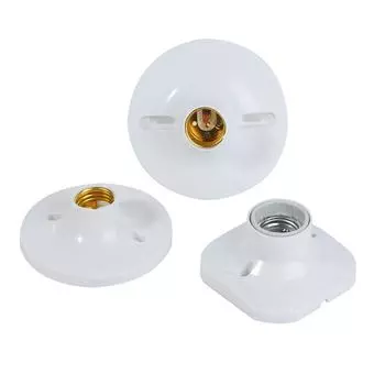 E27 Светодиодный патрон для лампочки с круглым цоколем, подвесной светильник, цоколь, промышленный потолочный настенный светильник, цоколь
