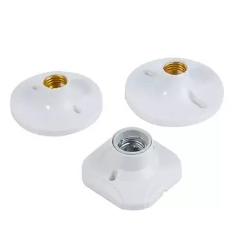 E27 Светодиодный патрон для лампочки с круглым цоколем, подвесной светильник, цоколь, промышленный потолочный настенный светильник, цоколь 120MM