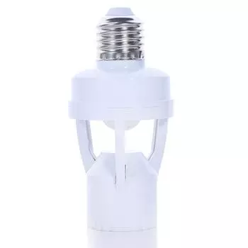 E27 Винтовой индукционный патрон лампы E27 Светодиодный датчик-переключатель E27 Безопасный корпус Hole 1pc