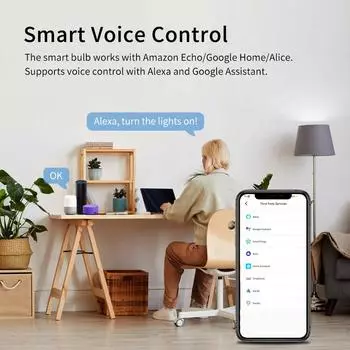 E27 WiFi умная лампочка 18 Вт RGBCW диммируемая светодиодная умная лампа Cozylife приложение удаленное голосовое управление Alexa Google Home Alice AC85-265V 1 Pieces