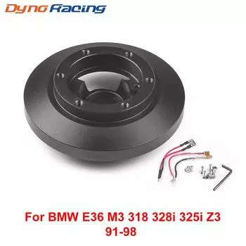 E36H алюминиевый руль с короткой ступицей адаптером Quick Release Boss Kit для BMW 91-98 E36 M3 318 328i 325i 325is 328 Z3 E39