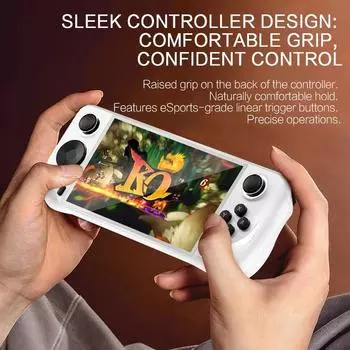 E6 портативная игровая консоль портативная видеоигра поддержка 5-дюймовый IPS экран 60 Гц экран ретро игровая приставка 10000 игр детский подарок чёрный