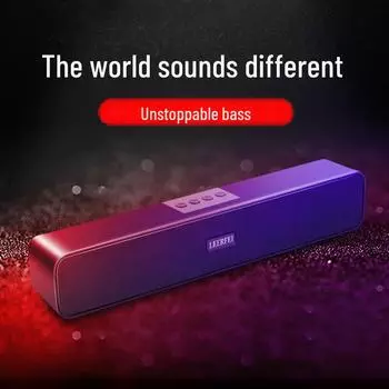 E91 Bluetooth Soundbar с сабвуфером для ТВ, мобильных устройств и компьютерного аудио E91D синий