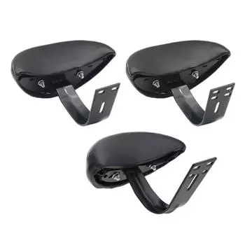 E-Bike Backrest Black Bike Saddle Back Support Backrest Cushion for E-Bike Electric Bike 8.3 x3.3 чёрный