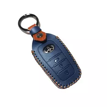 e EC-GOOD Car Key Case, Cowhide Leather Key Cover, Lightweight, Automotive Smart Key Case,