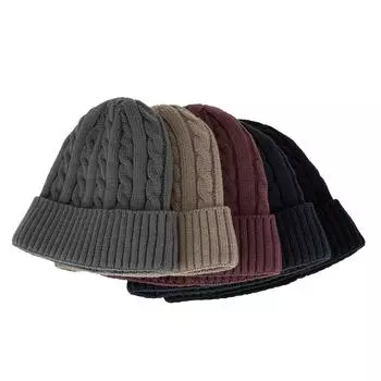 EA осенне-зимний комплект из бархатной шапки и шарфа хаки