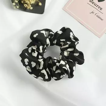 Eabywish Леопардовый принт Толстая кишка Кольцо Аксессуары для волос Головной убор