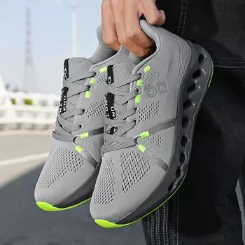 EAEOVCNI Ультралегкие мужские кроссовки Air Mesh Брендовые дизайнерские кроссовки Мужские мягкие амортизирующие кроссовки для бега Дышащие кроссовки Fitne 39 бежевый