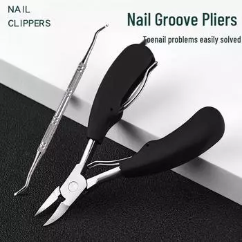 Eagle Beak Toenail Clippers & Pedicure Knife Set for Ingrown Nails and Dead Skin Single Sided Spoon